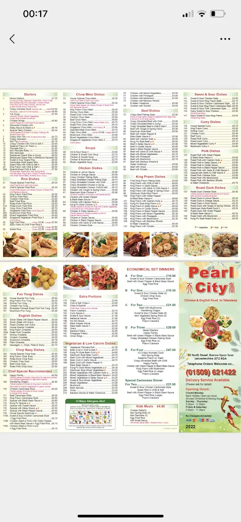 Menu_Pearl City_Barrow upon Soar_image_3