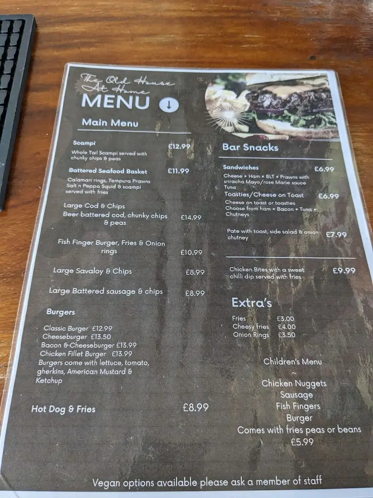 Menu_Old House At Home_Queenborough_image_2