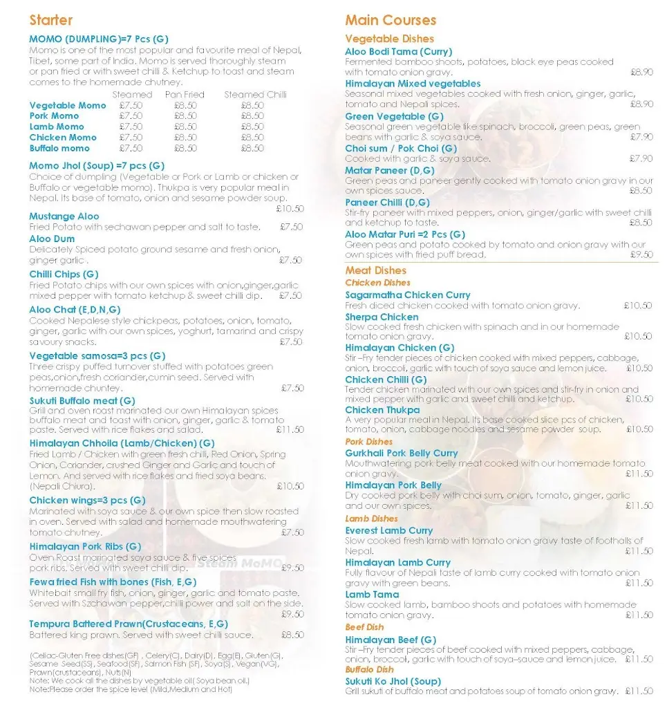 Menu_Yak The Himalayan Kitchen_Purton_image_1