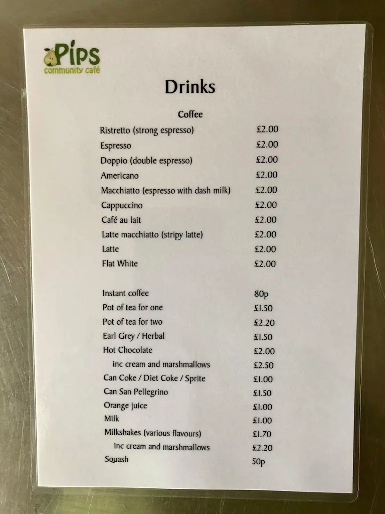 Pips Community Cafe, Purton restaurant in Purton