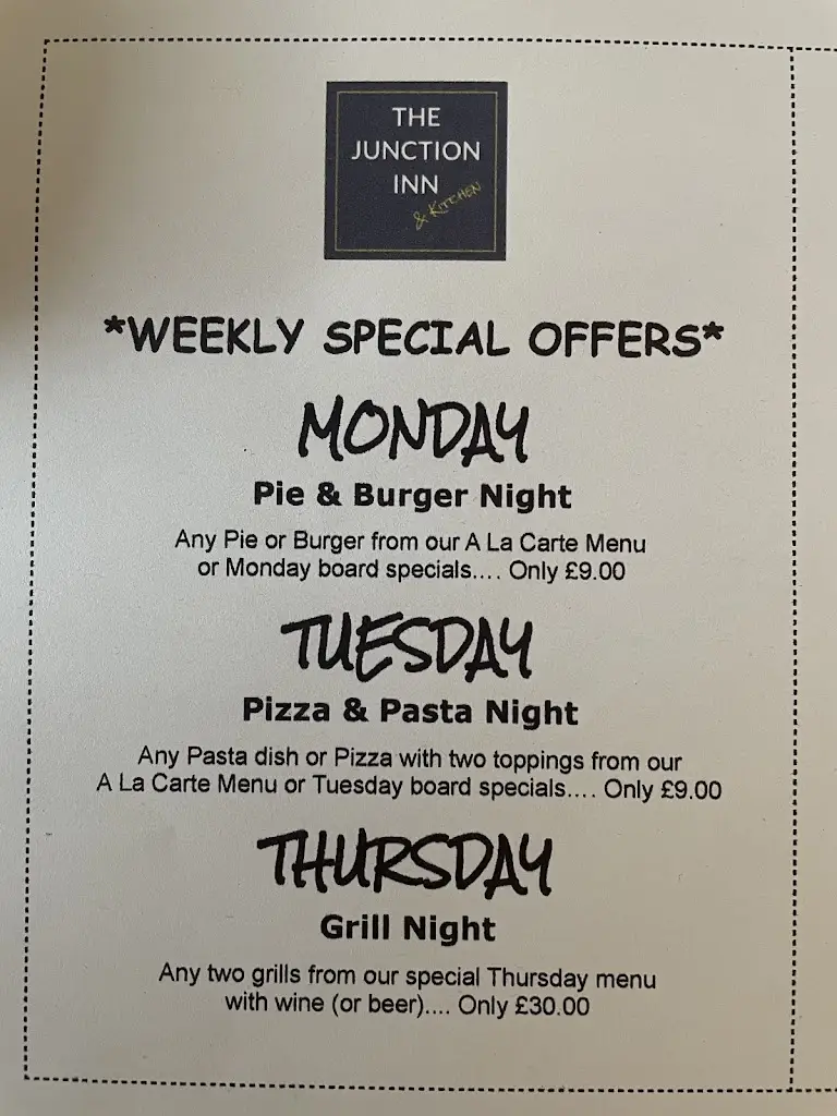 Menu_The Junction Inn_Queensbury_image_2