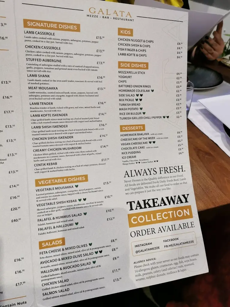 Menu_Galata Mezze Restaurant & Bar_Rainham_image_4