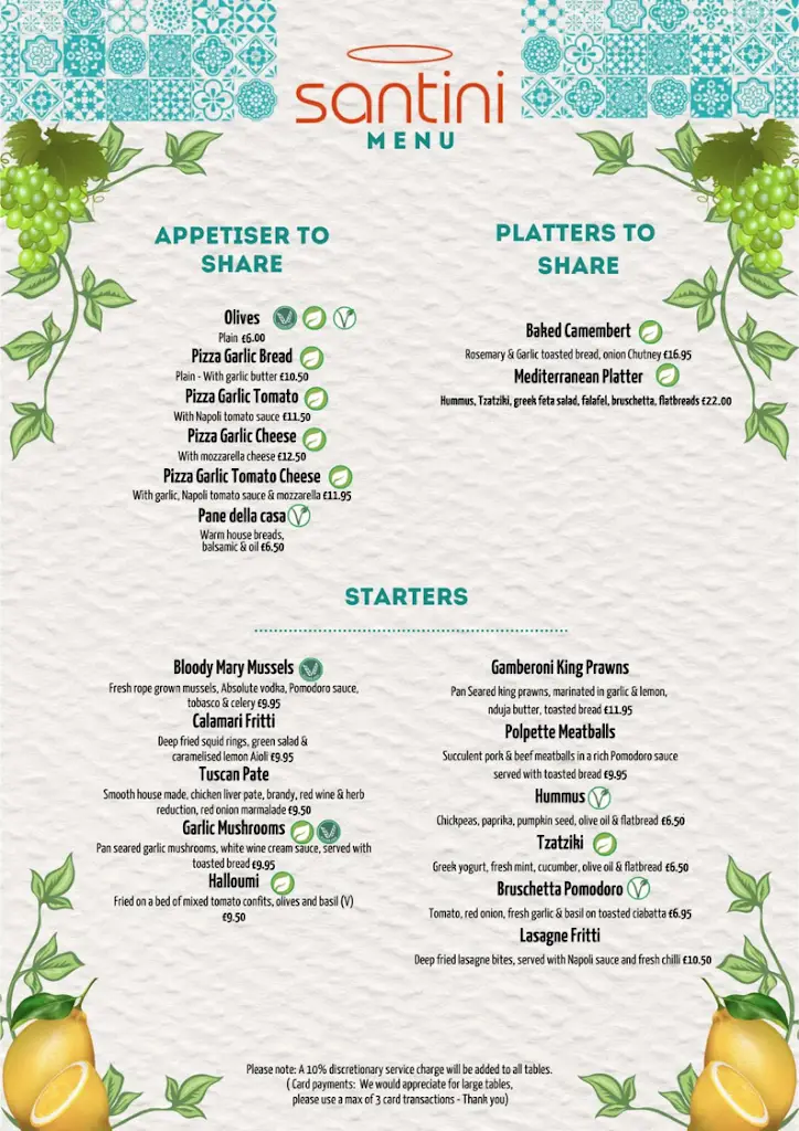 Menu_Santini Italian Restaurant & Bar_Ravenshead_image_1
