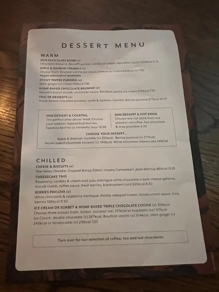 Menu_The White Horse_Radlett_immagine_4
