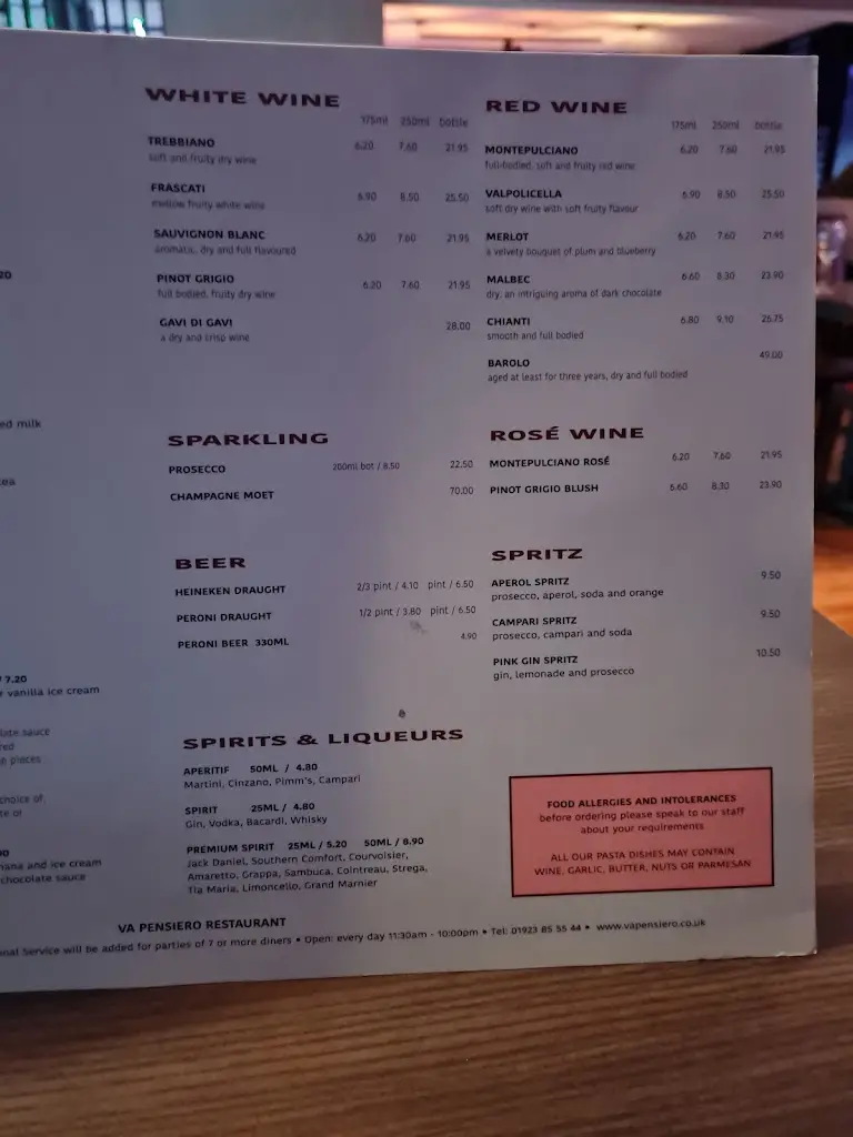 Menu_Va Pensiero_Radlett_image_3