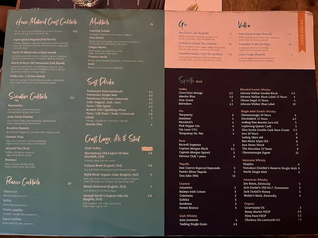 Menu_Aamcha Eastern Kitchen_Radlett_immagine_3