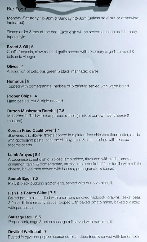 Menu_The Devonshire Arms_Baslow_image_2