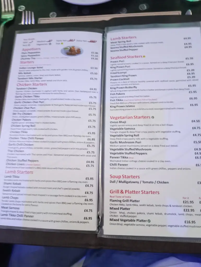 Menu_Indian Lounge_Ramsbottom_immagine_2