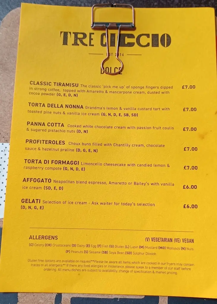 Menü_Tre Ciccio_Ramsbottom_Bild_1