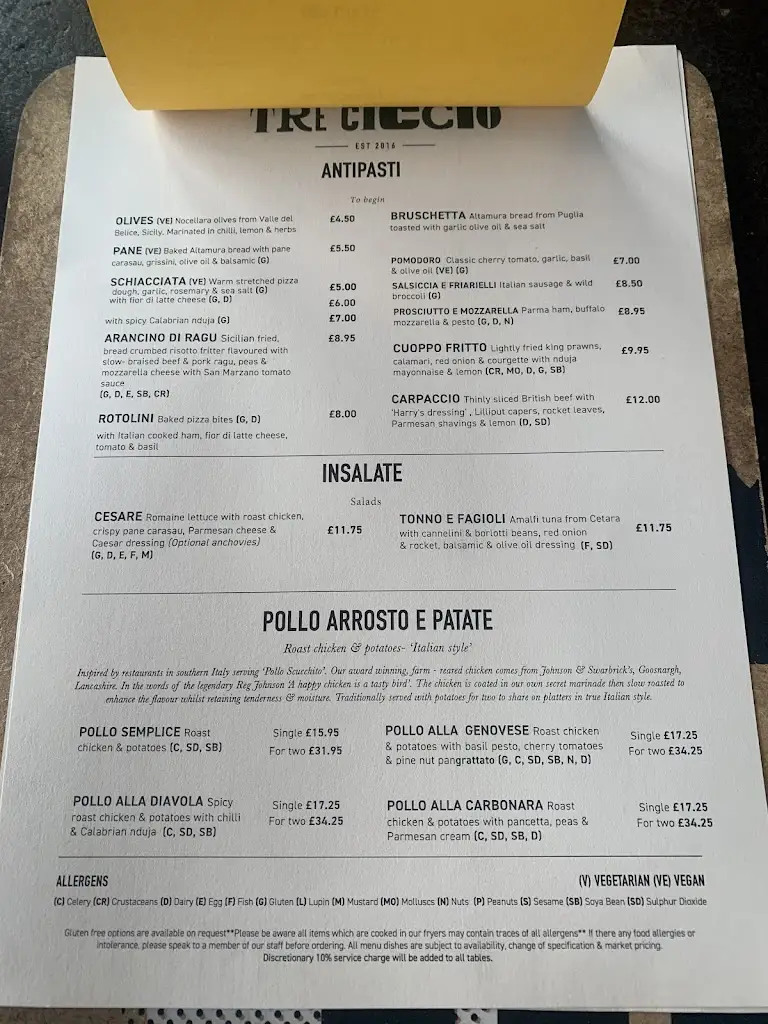 Menü_Tre Ciccio_Ramsbottom_Bild_2