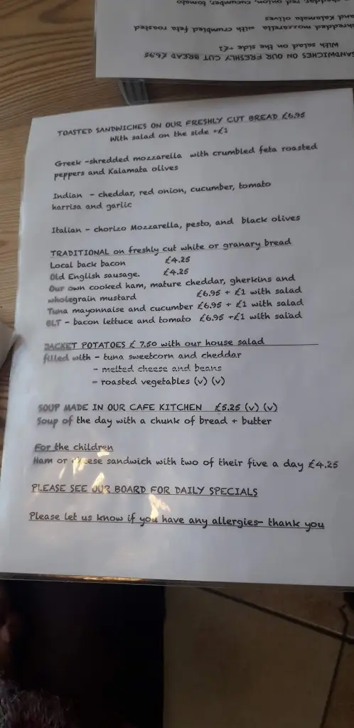 Menu_Café On The Green_Baslow_image_3