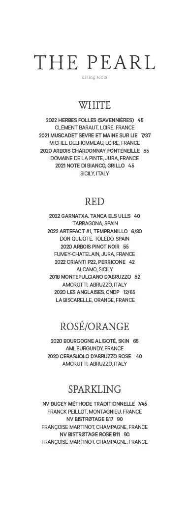 Menu_The Pearl | British dining room_Prestwich_image_2