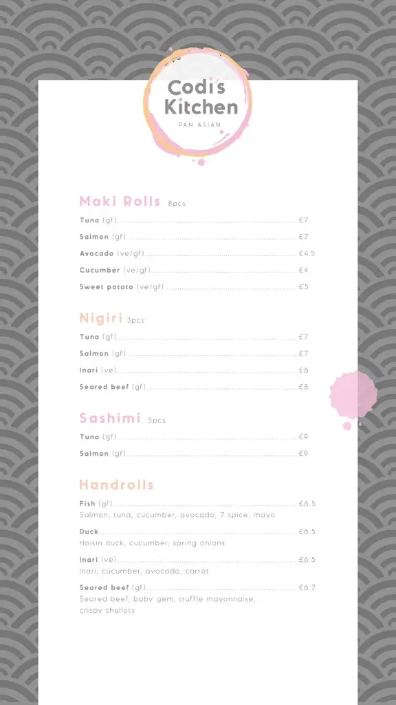 Menu_Codis kitchen_Prestwich_image_2