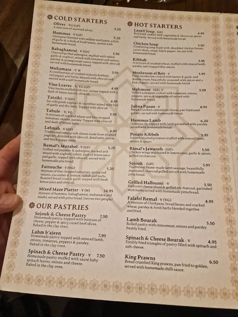Menu_Remal Restaurant_Prestwich_image_2