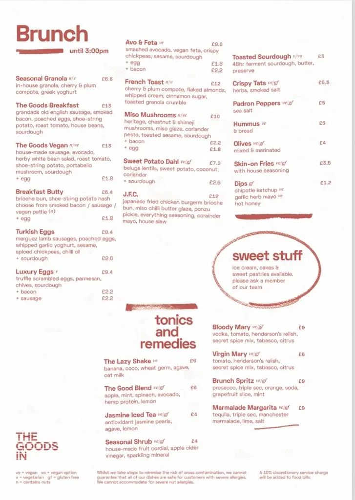 Menu_The Goods In_Prestwich_image_1