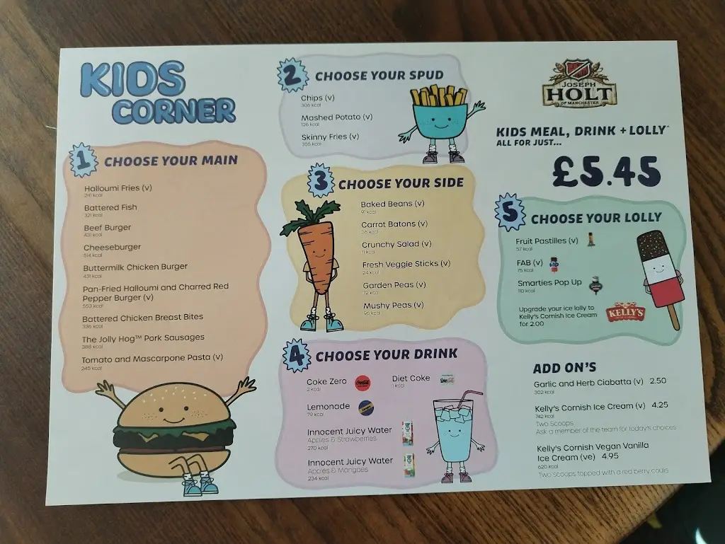 Menu_The Woodthorpe_Prestwich_immagine_1