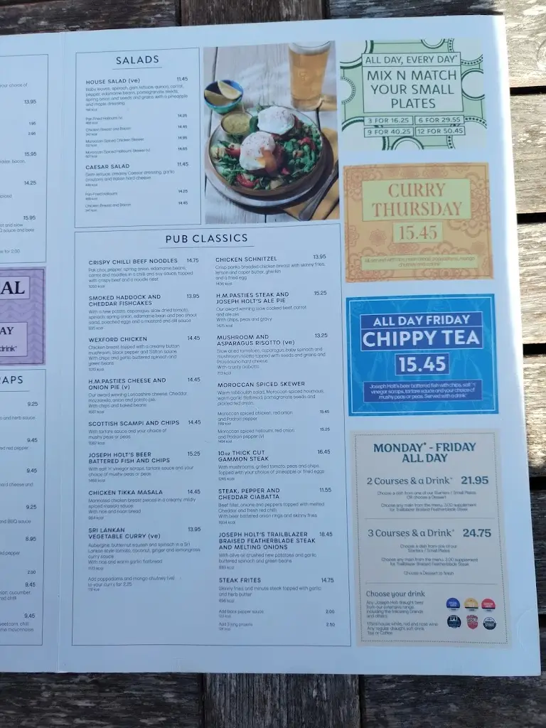 Menu_The Woodthorpe_Prestwich_immagine_2
