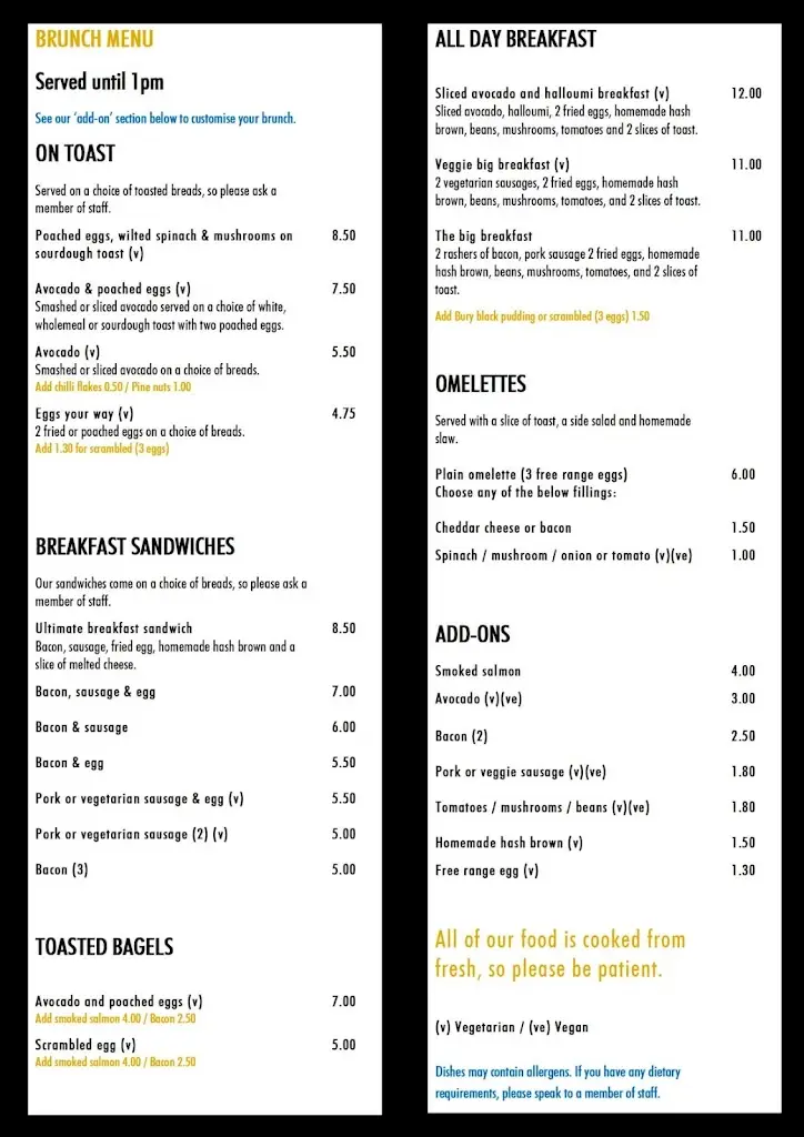 Menu_The Hideout Bar & Eatery Prestwich_Prestwich_image_1
