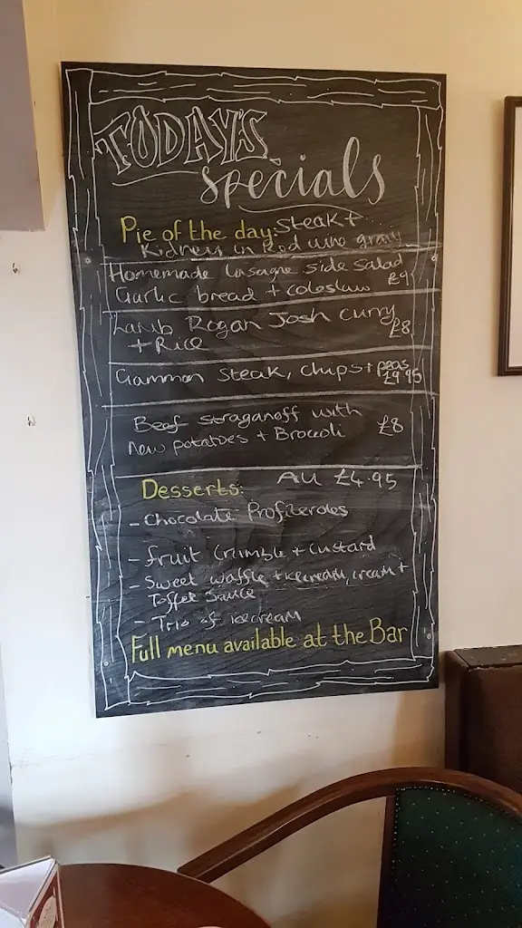 Menu_The Ship_Reedham_image_2