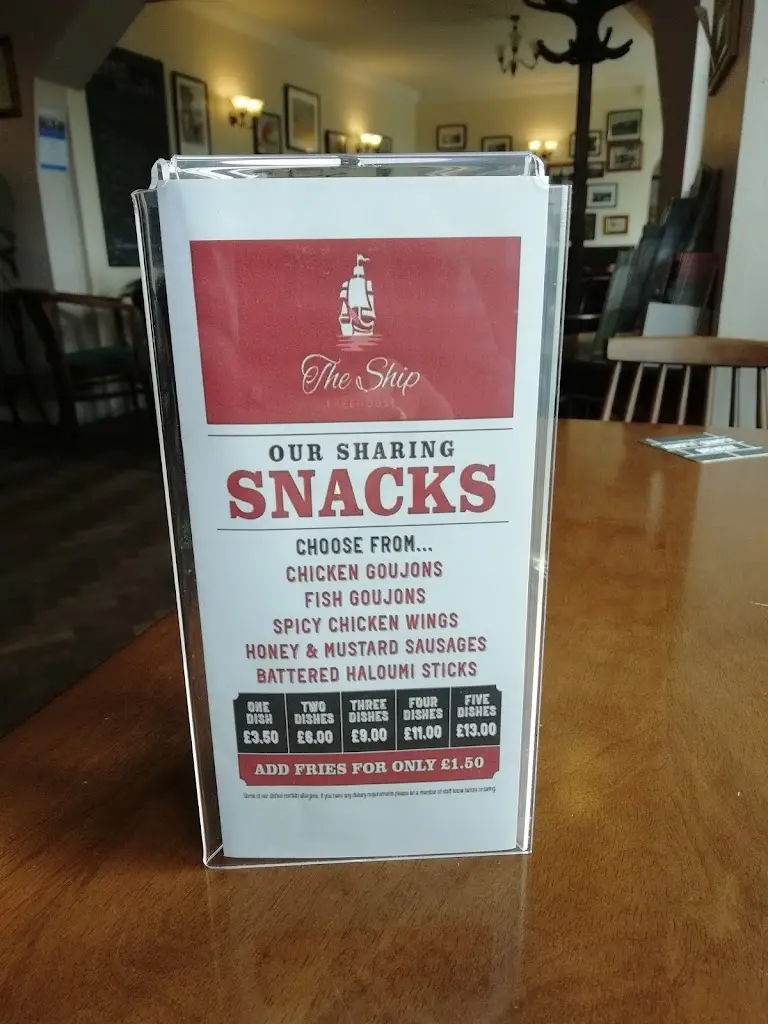 Menu_The Ship_Reedham_image_3