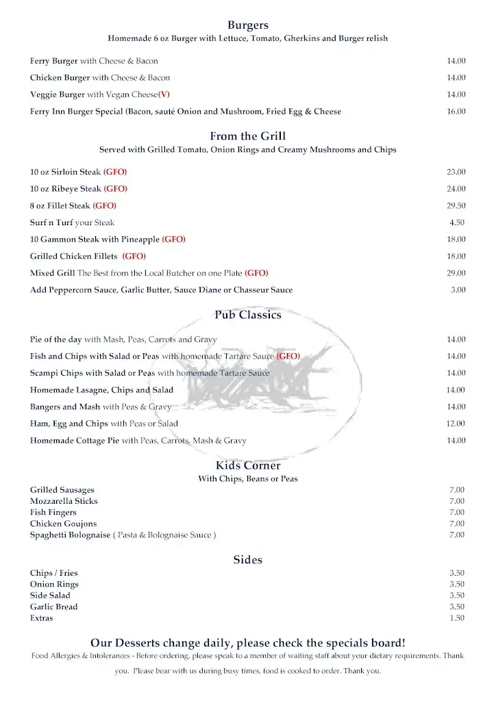 Menu_Reedham Ferry Inn_Reedham_immagine_1