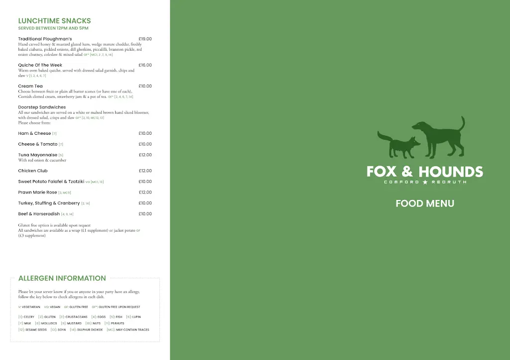Menu_The Fox & Hounds Comford_Redruth_image_3