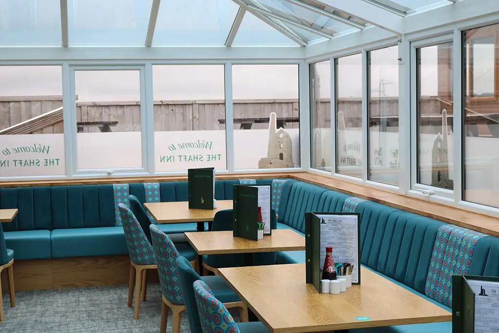 The Shaft Inn restaurant in Redruth