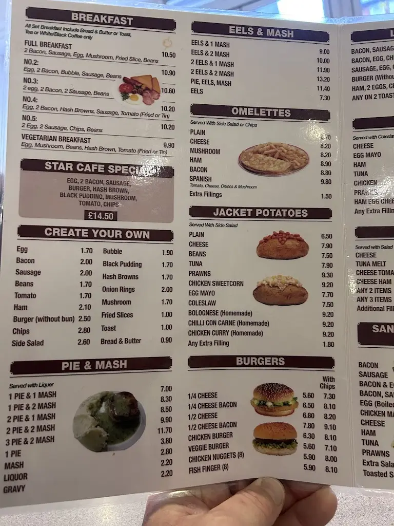 Menu_Star Cafe Pie and Mash Rayleigh_Rayleigh_image_3
