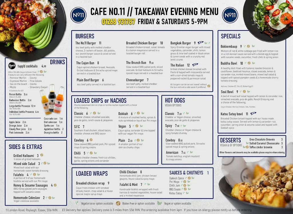 Menu_Café No.11_Rayleigh_image_1