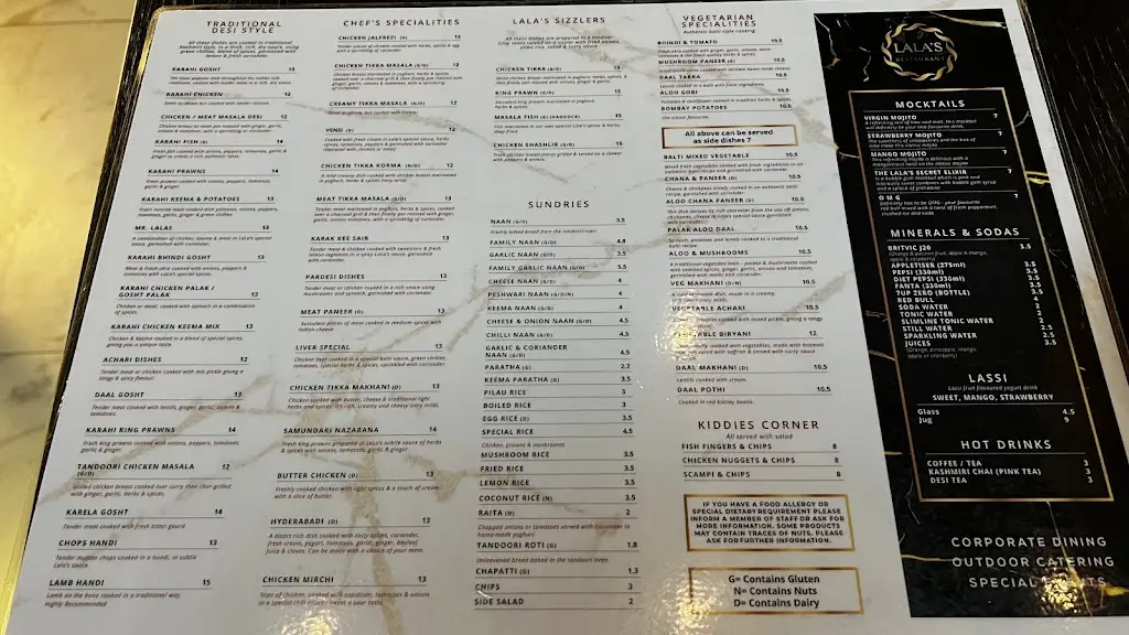 Menu_Lala's Restaurant Leeds_Pudsey_immagine_1