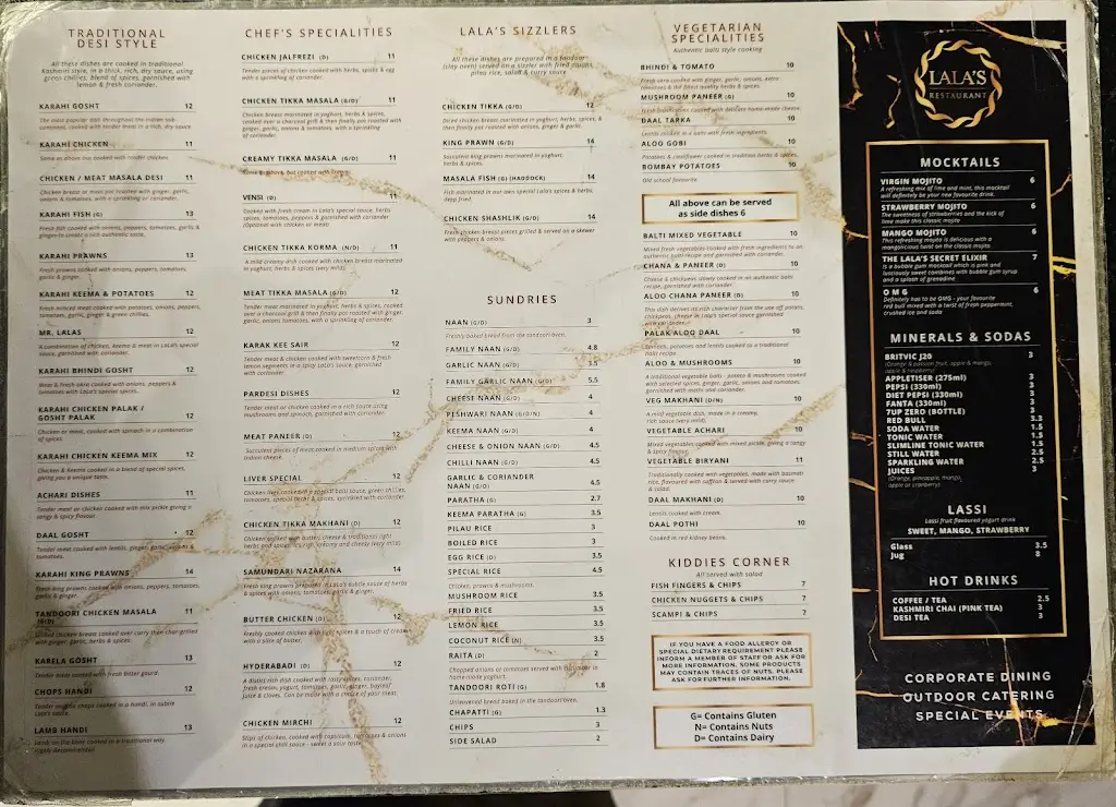 Menu_Lala's Restaurant Leeds_Pudsey_immagine_2