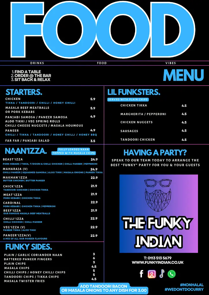 Menu_The Funky Indian Pudsey_Pudsey_image_2