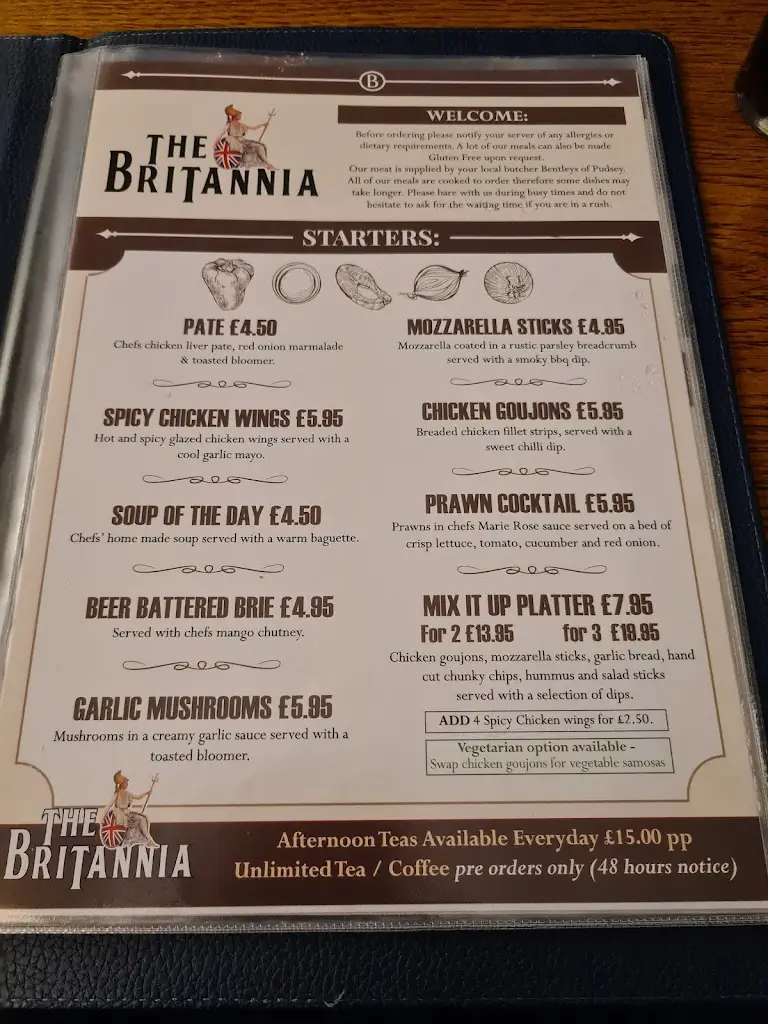 Menu_The Britannia_Pudsey_image_1