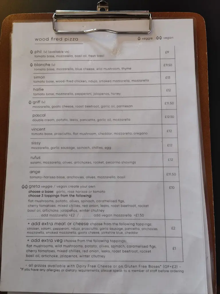 Menü_Grumpy's Bar + Wood Fired Pizza_Pudsey_Bild_3