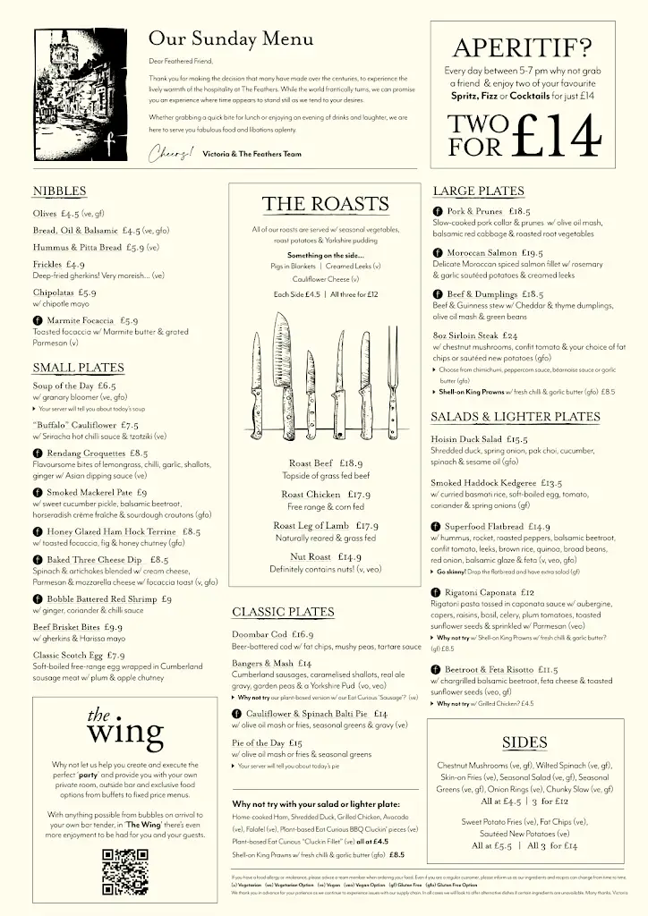 Menu_The Feathers_Rickmansworth_image_2
