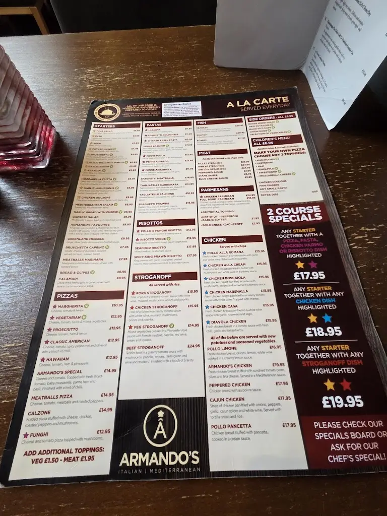 Menu_Armando's_Redcar and Cleveland_image_1