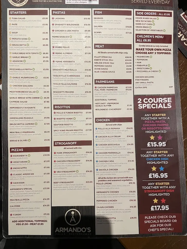 Menu_Armando's_Redcar and Cleveland_image_2