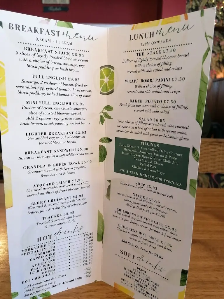 Menu_The Boathouse and Terrace, Redcar_Redcar and Cleveland_image_2