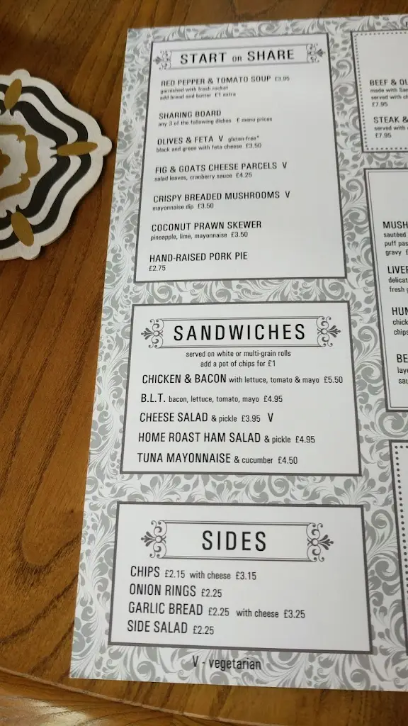 Menu_The Lobster Inn_Redcar and Cleveland_image_1