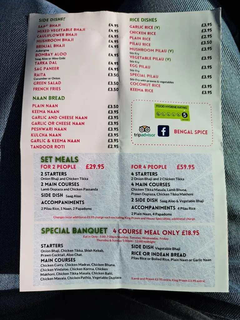 Menu_Bengal Spice_Redcar and Cleveland_image_3
