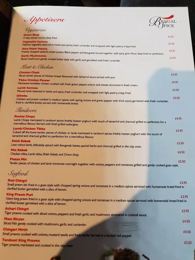 Menu_Bengal Spice_Redcar and Cleveland_image_4