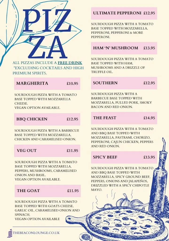 Menu_The Beacon Lounge_Redcar_image_2