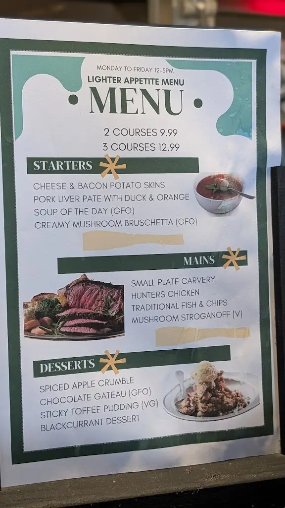 Menu_The Golden Goose_Redditch_image_1