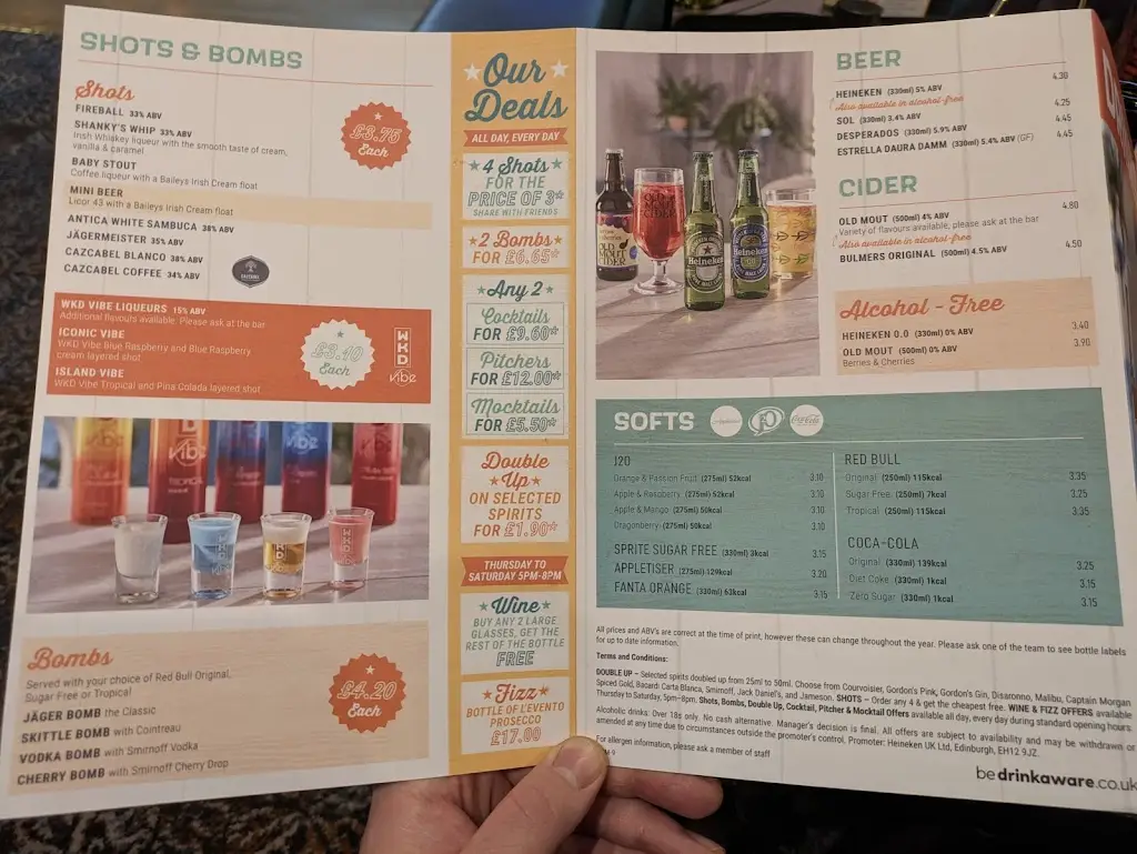 Menü_The Duck Inn_Redditch_Bild_4