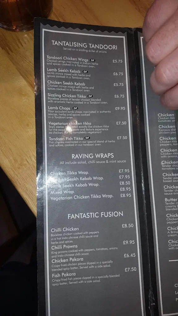 Menu_The Queens Head Indian bar & grill_Redditch_image_2