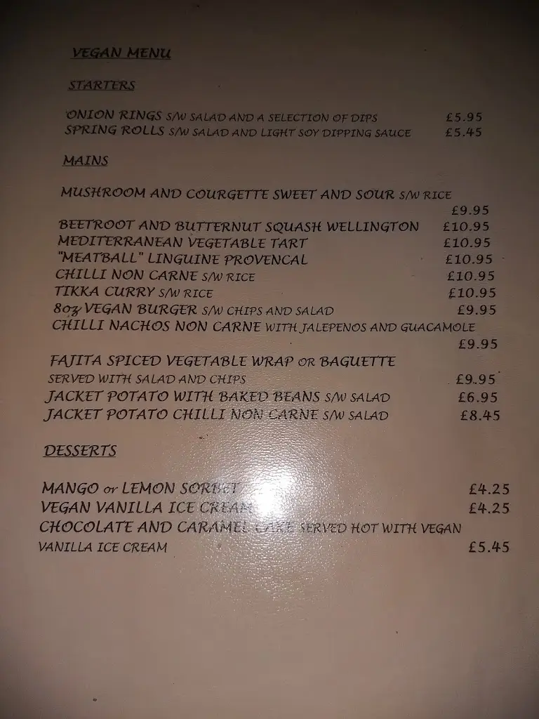 Menu_The Green Man_Ringmer_imagen_4