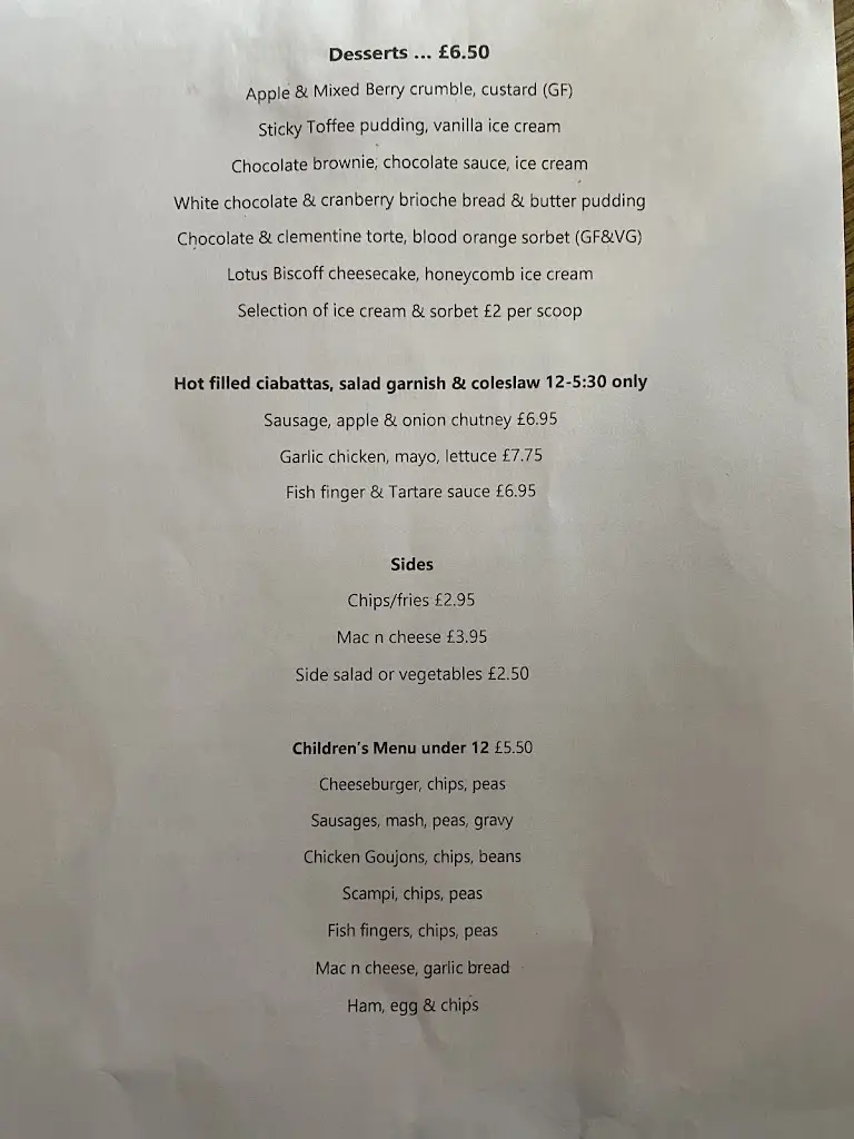 Menu_The Cock Inn_Ringmer_image_1