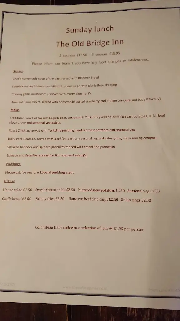 Menu_The Old Bridge Inn Ripponden_Ripponden_image_2
