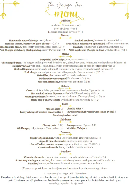Menu_George inn_Robertsbridge_image_3