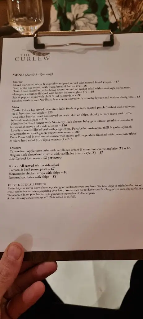 Menu_The Curlew_Robertsbridge_image_2
